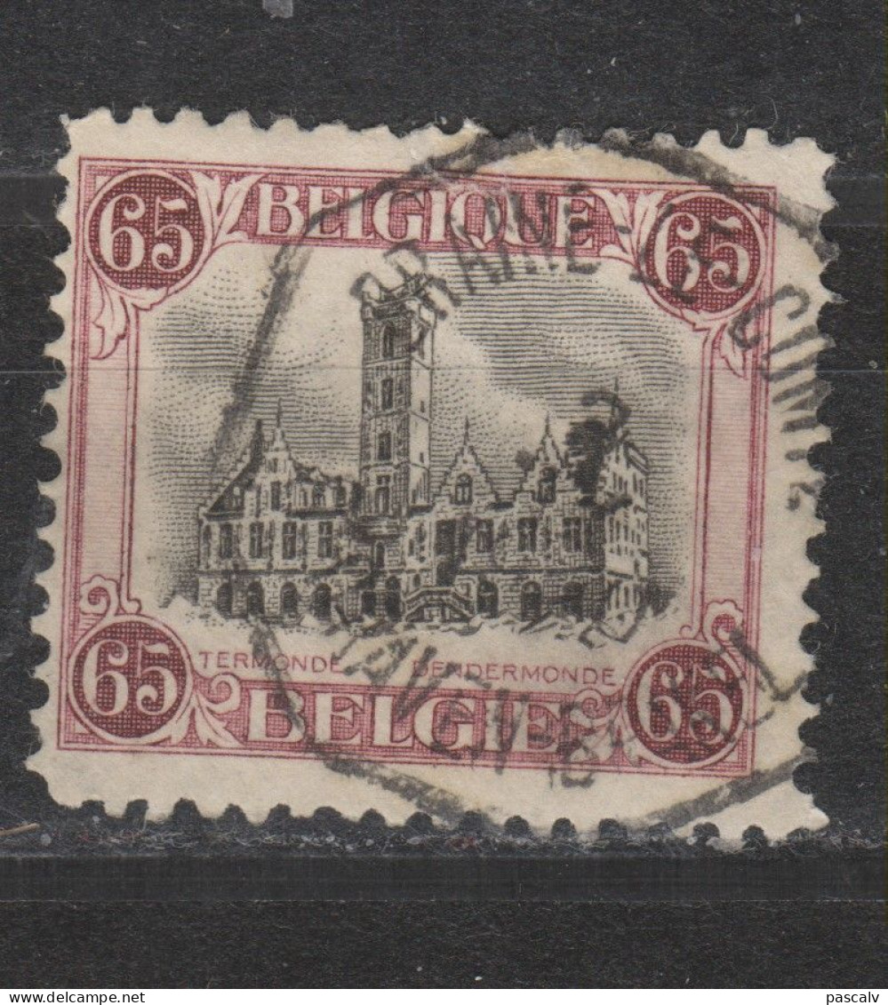 COB 182 Oblitération Centrale Télégraphe BRAINE-LE-COMTE - Used Stamps