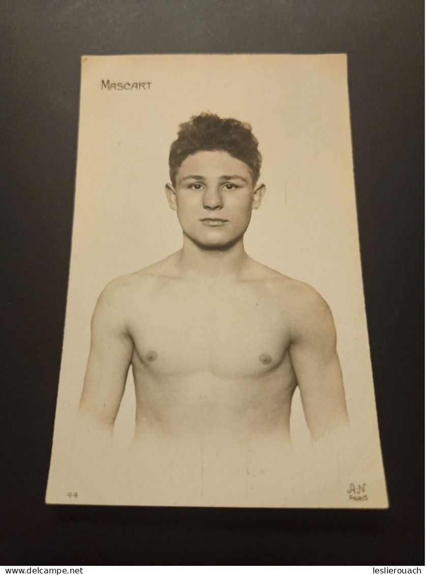 Carte Postale Ancienne Boxe Edouard Mascart - Boxsport