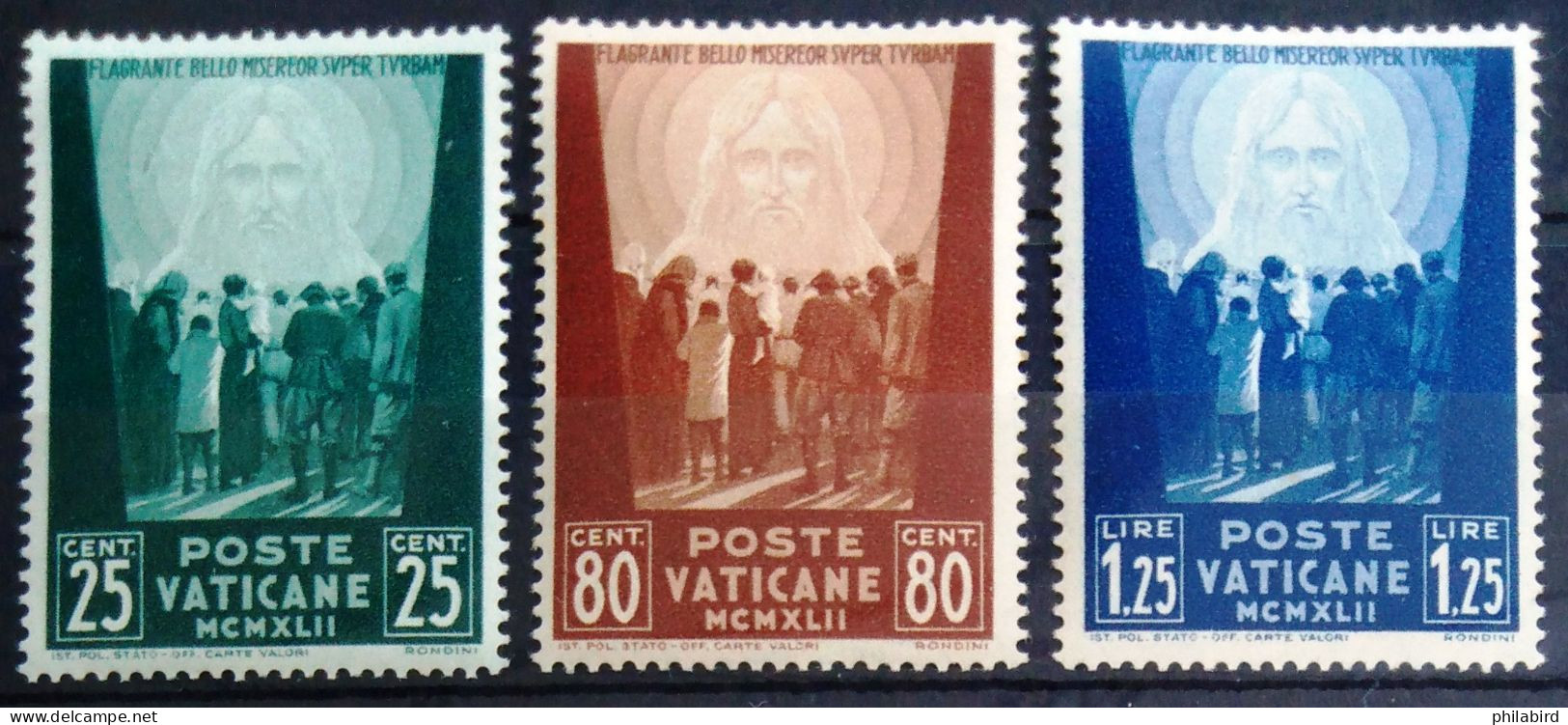 VATICAN                          N° 95/97                            NEUF* - Nuevos