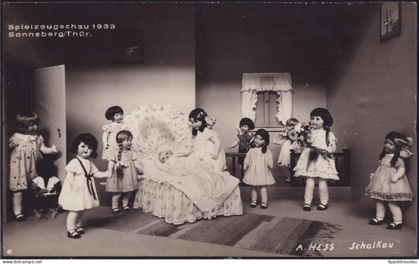 Gest. Sonneberg Spielzeugschau 1933 Puppen - Jeux Et Jouets