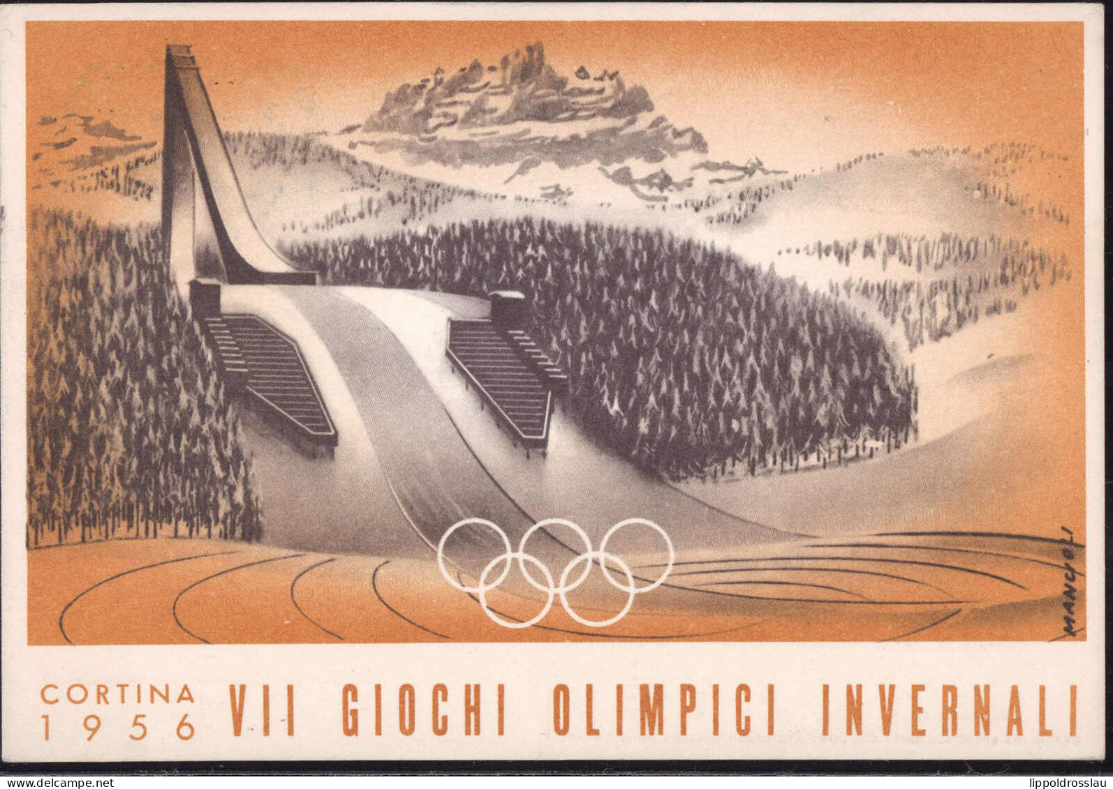 Gest. Olympiade Cortina 1956 SST - Giochi Olimpici