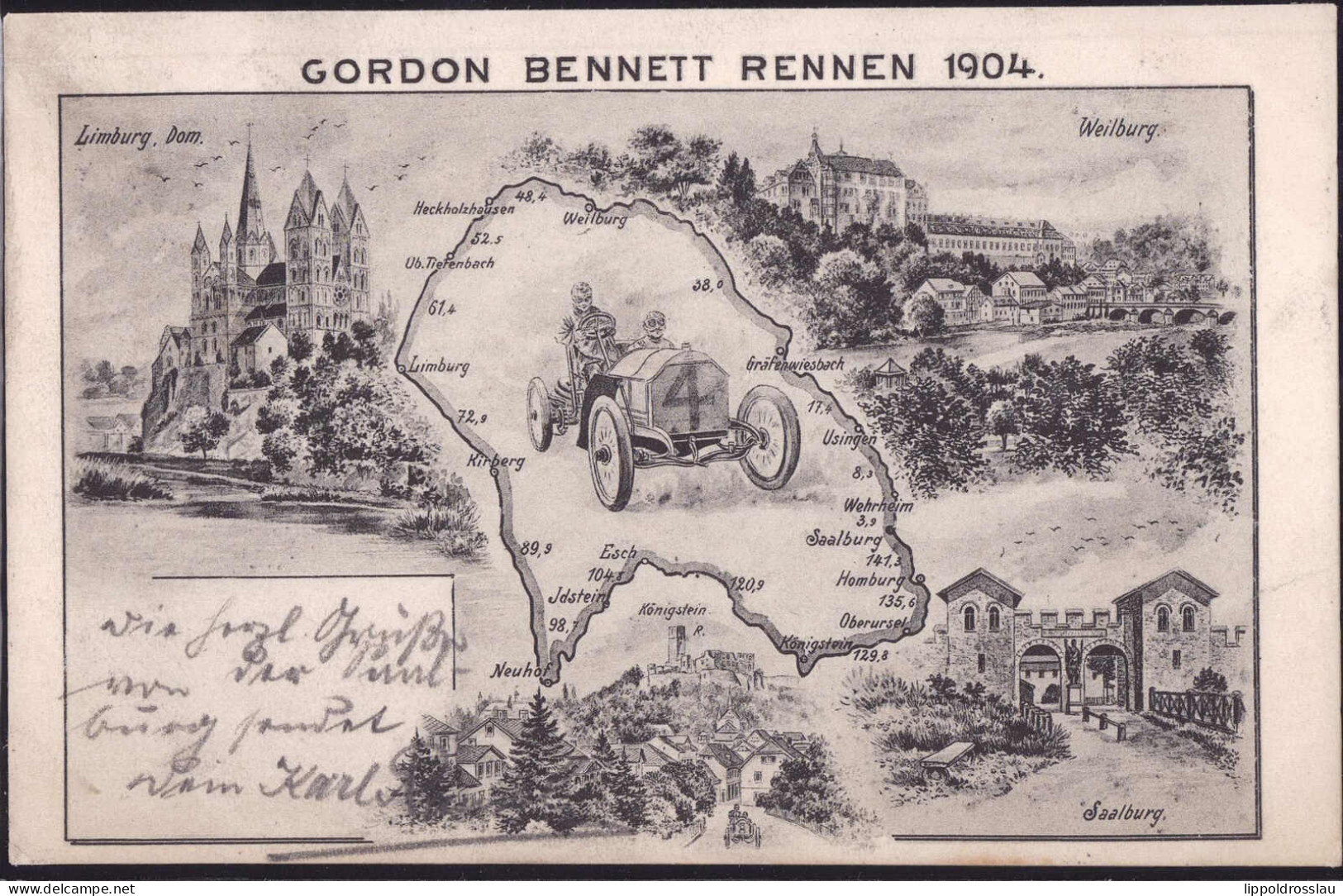 Gest. Hoburg Saalburg Gordon Bennett-Rennen 1904 - Grand Prix / F1