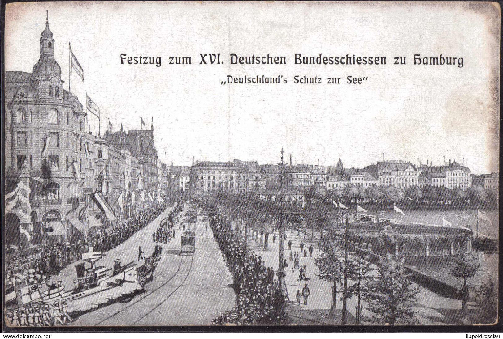 Gest. Hamburg Bundesschießen 1909, Min. Best. - Tiro (armas)