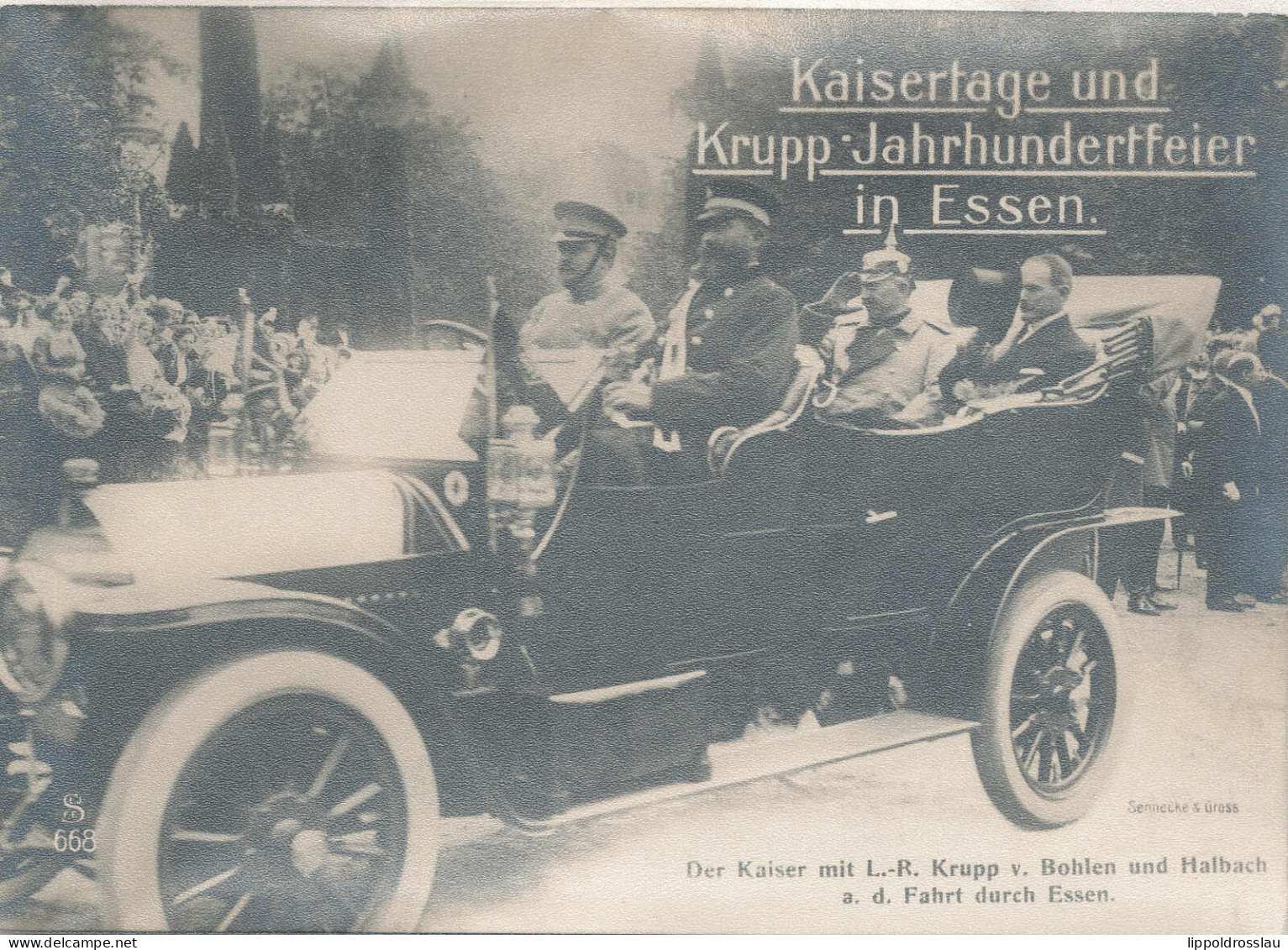 * Essen Kaisertage, Jumbo-Postkarte - Personaggi Storici