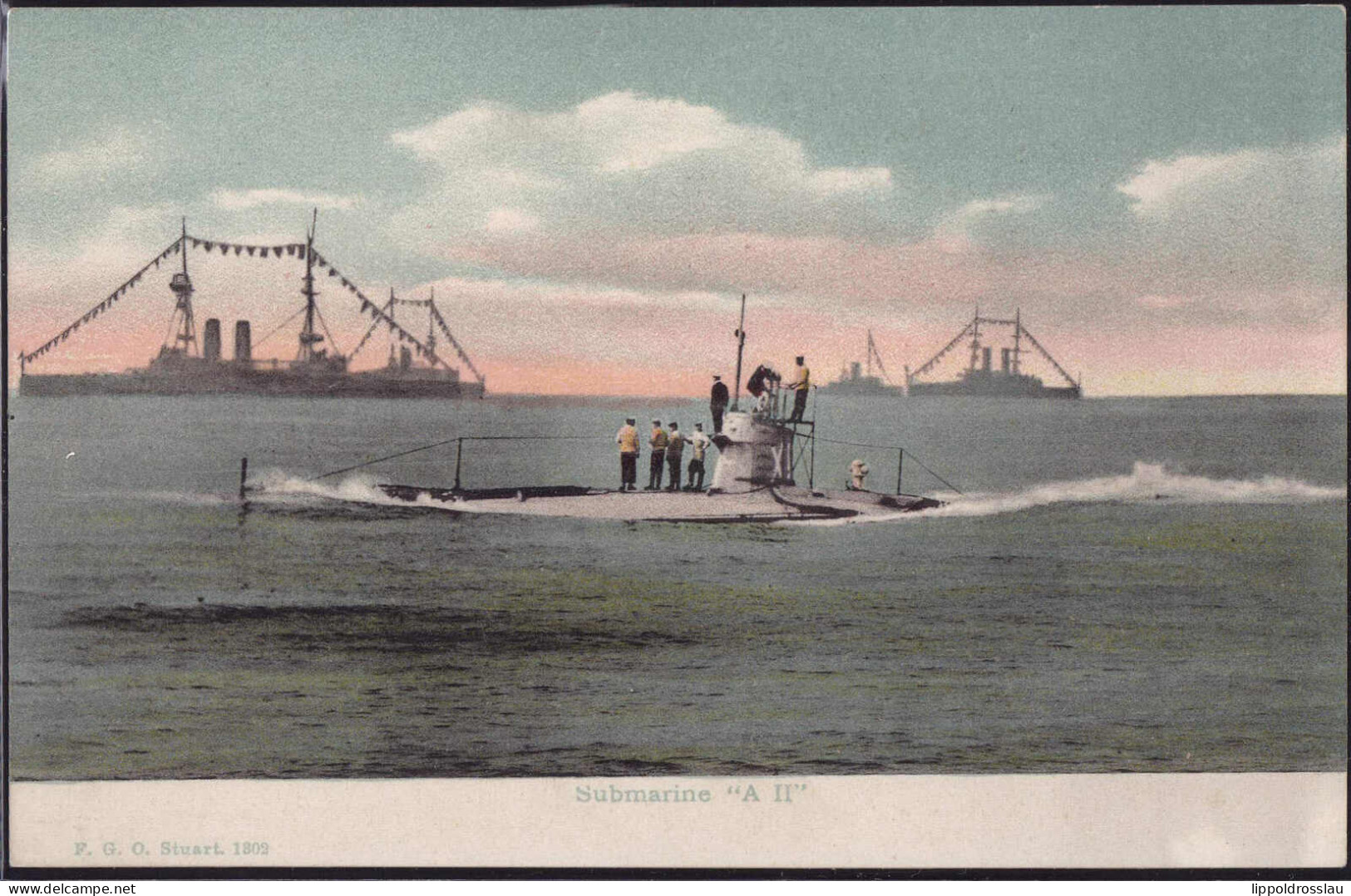 * U-Boot A II 1909 - Submarines