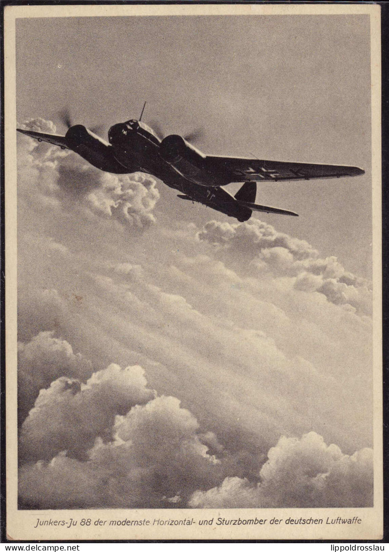 Gest. Junkers JU 88 Feldpost 1941 - 1939-1945: 2ème Guerre