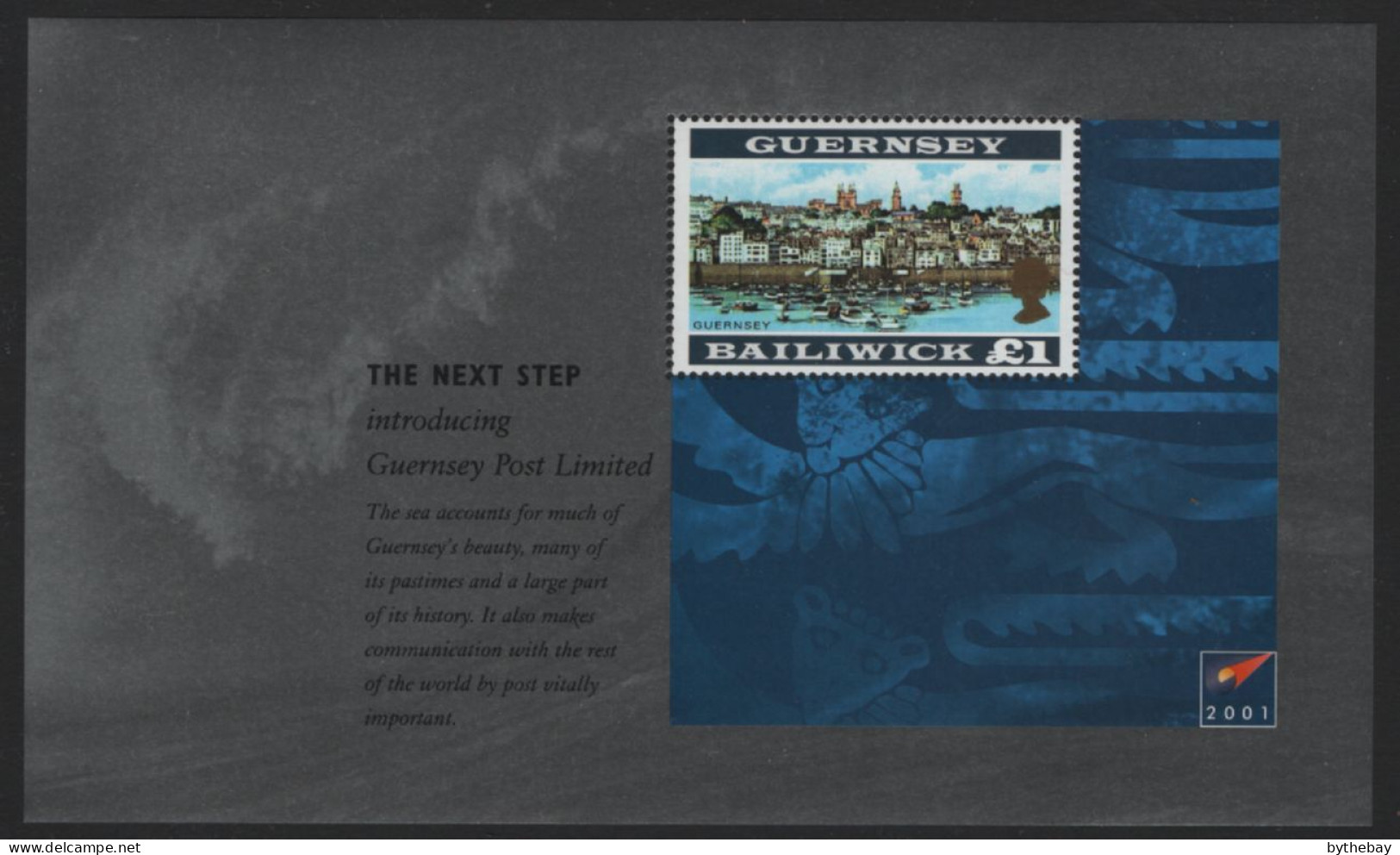 Guernsey 2001 MNH Sc 749 1pd  St Peter Port Guernsey Post Limited Sheet - Guernesey