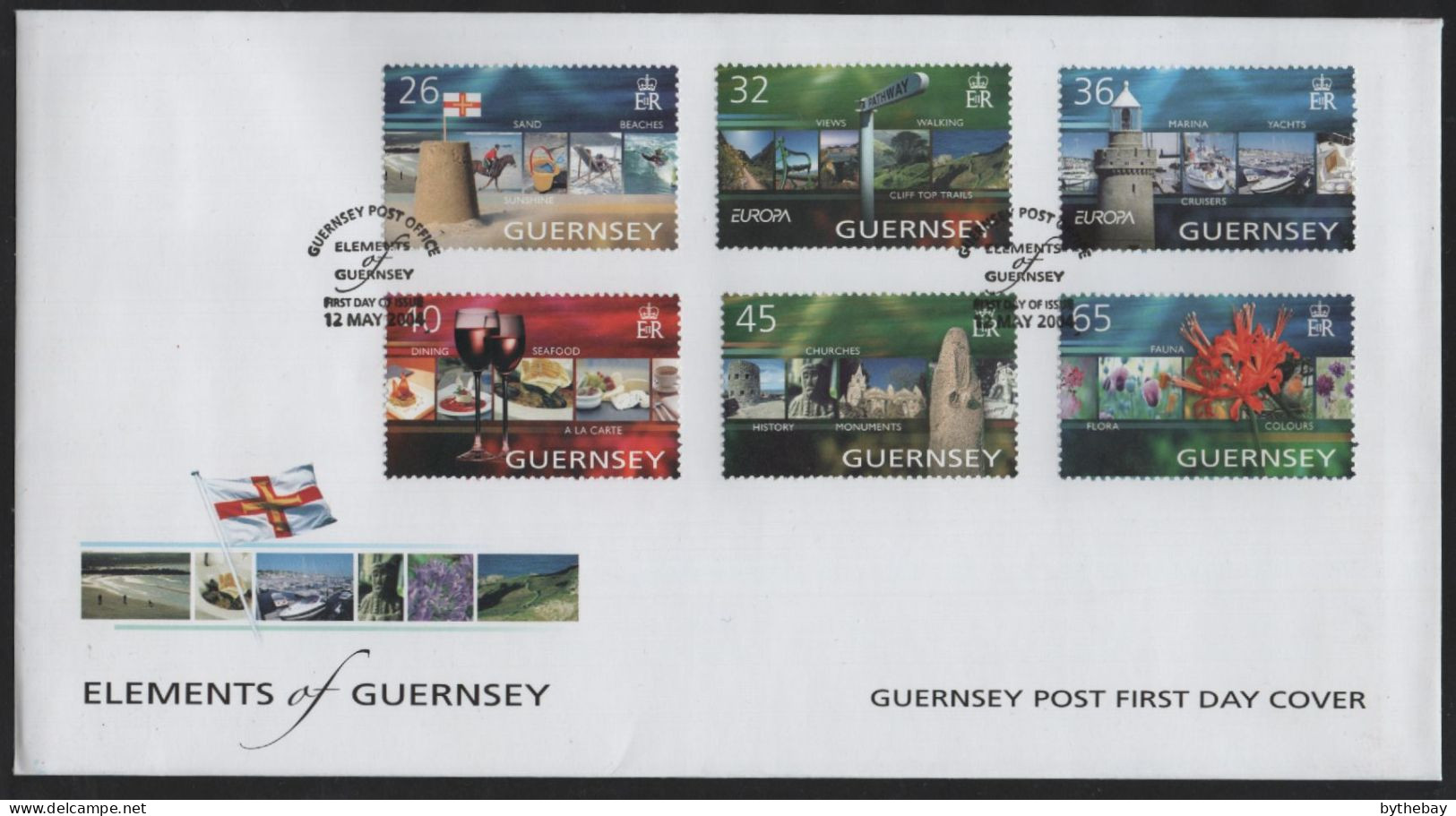 Guernsey 2004 FDC Sc 832-837 Vacation Activities In Guernsey - Guernesey