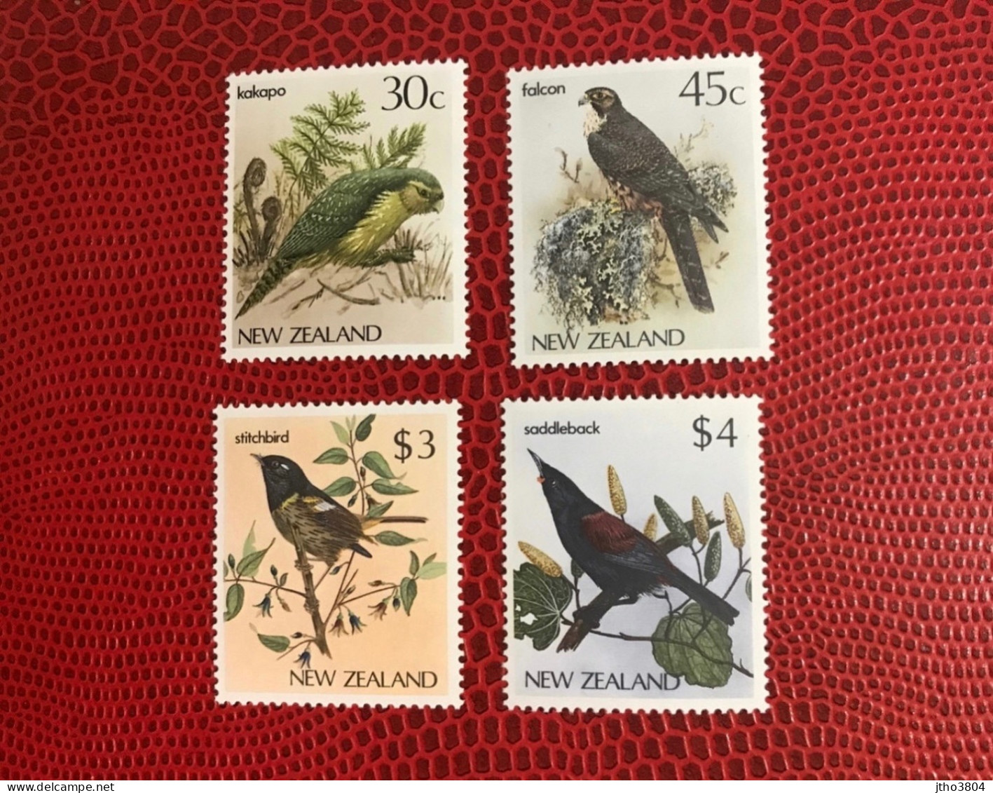 NOUVELLE ZÉLANDE 1986 4v Mi 924 927 Pájaro Bird Pássaro Vogel Ucello Oiseau NEW ZEALAND - Perroquets & Tropicaux