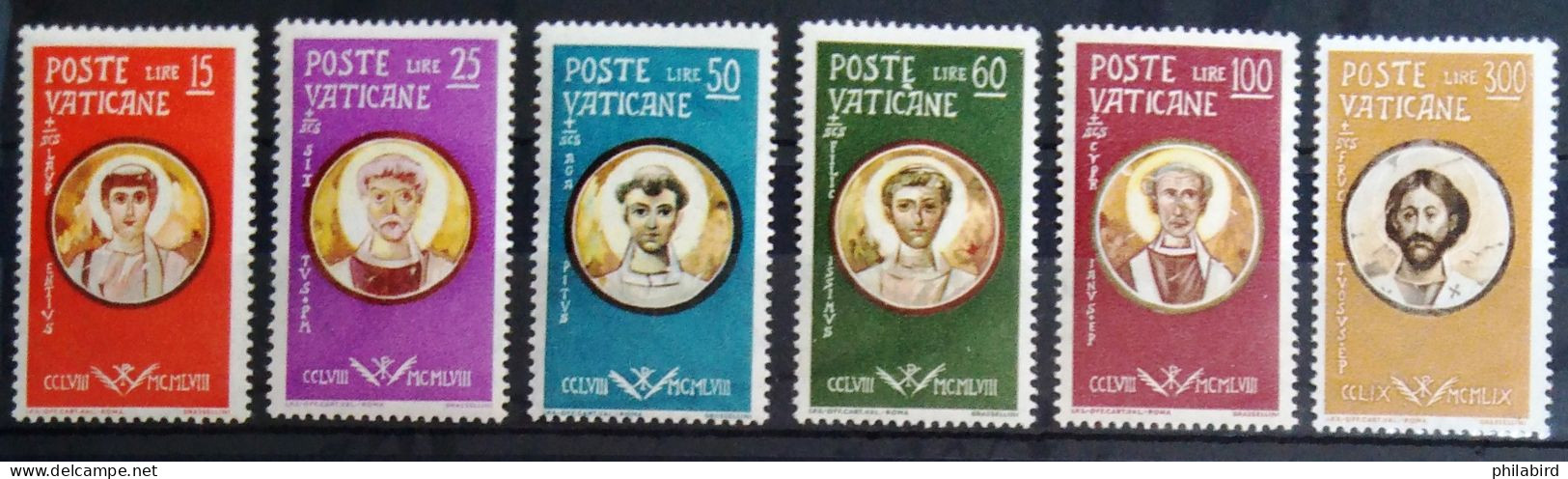 VATICAN                          N° 274/279                           NEUF** - Neufs