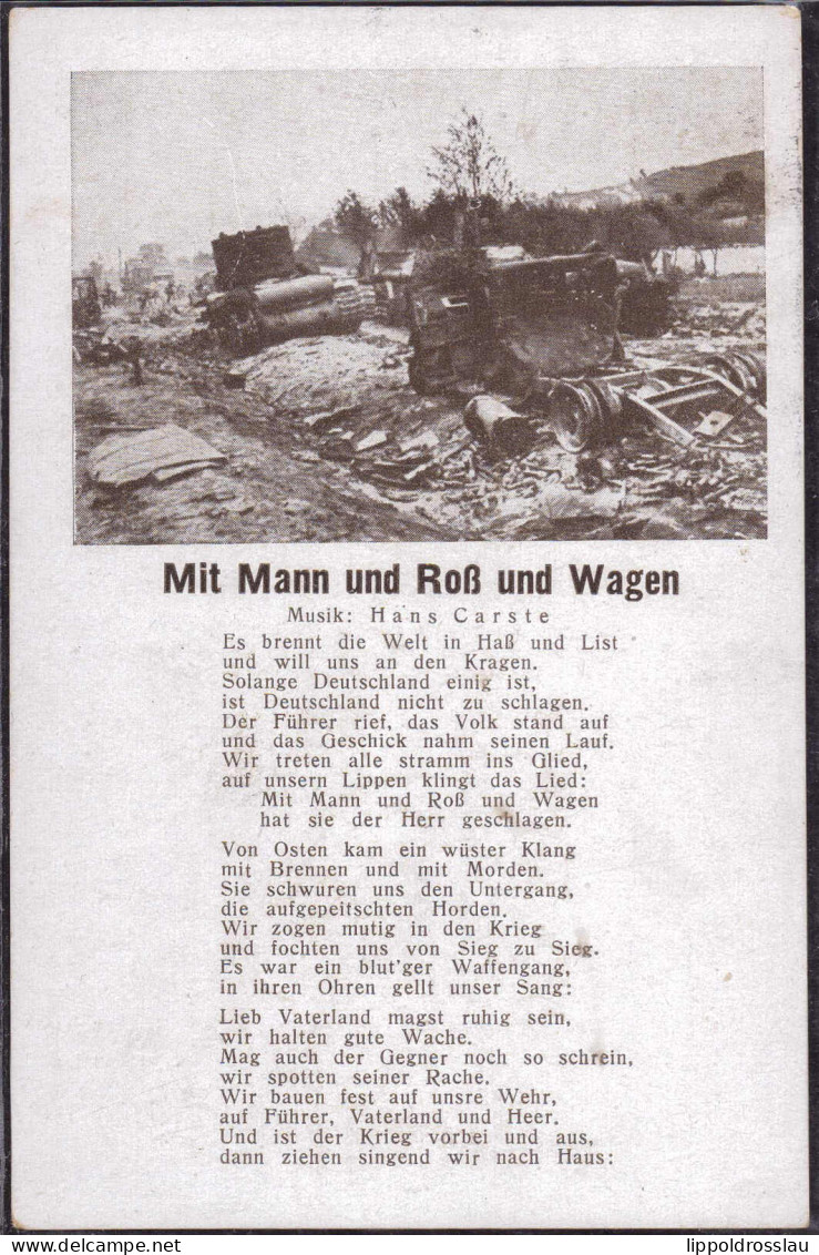 Gest. Mit Mann Und Roß Und Wagen 1942 - Guerre 1939-45