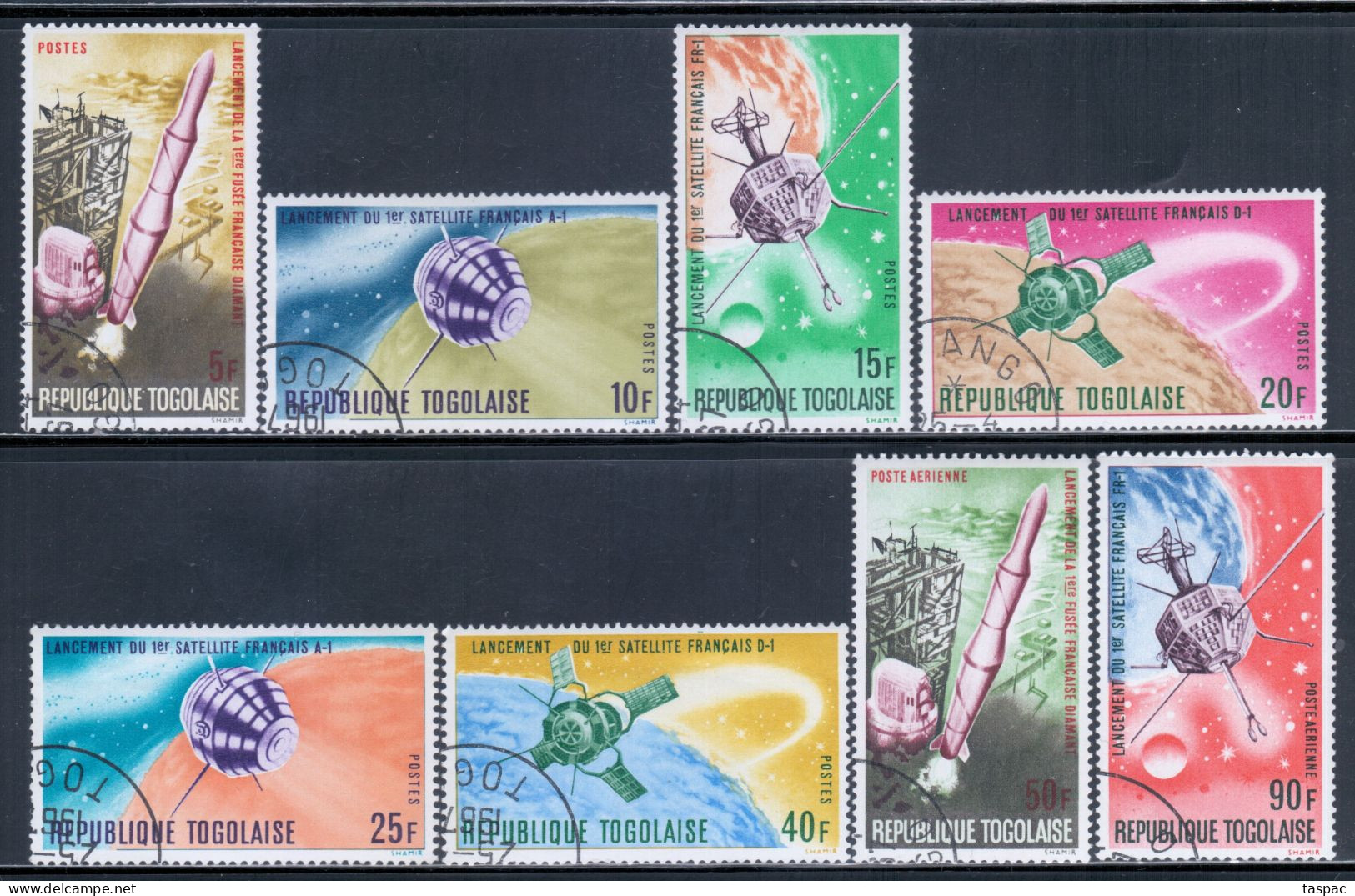 Togo 1967 Mi# 559-566 A Used - French Achievements In Space - Africa