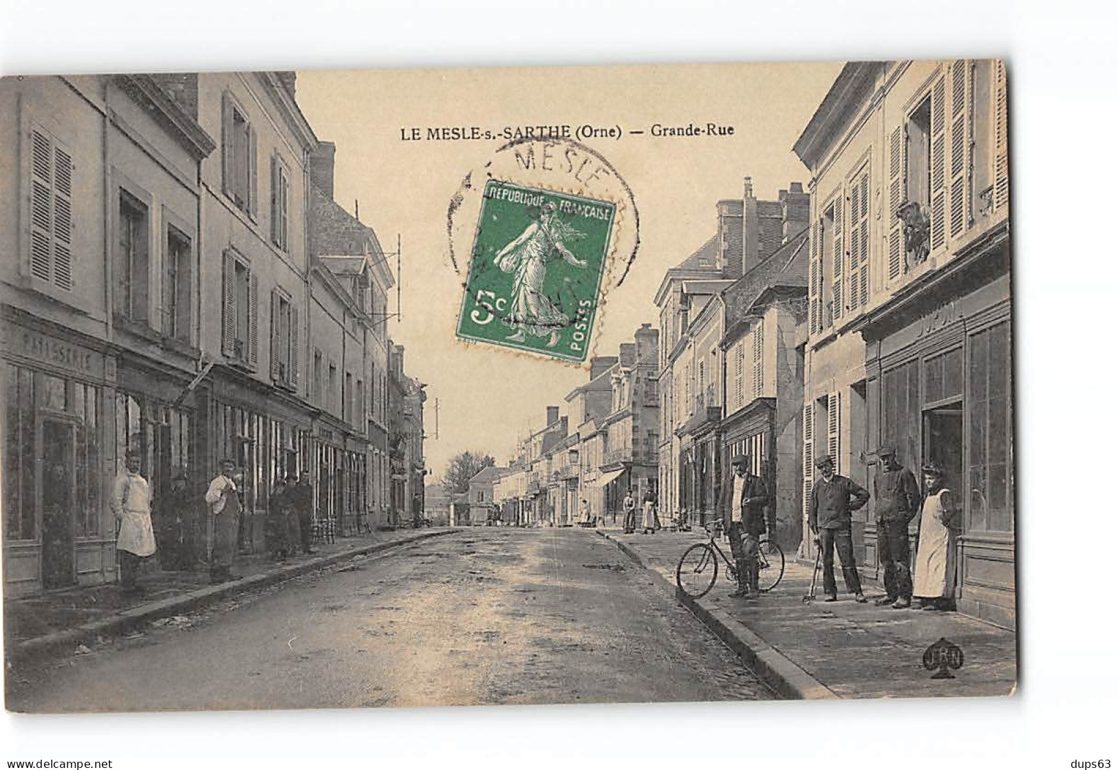 LE MESLE SUR SARTHE - Grande Rue - Très Bon état - Le Mêle-sur-Sarthe