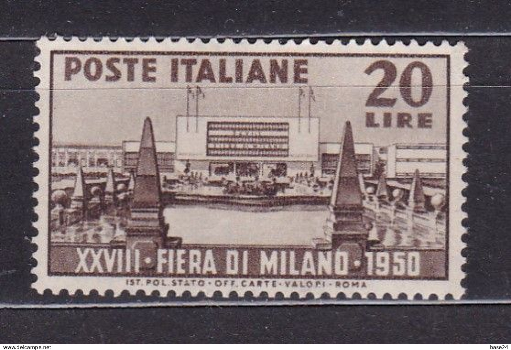 1950 Italia Italy Repubblica FIERA DI MILANO Serie MH* MILANO FAIR - 1946-60: Nuevos