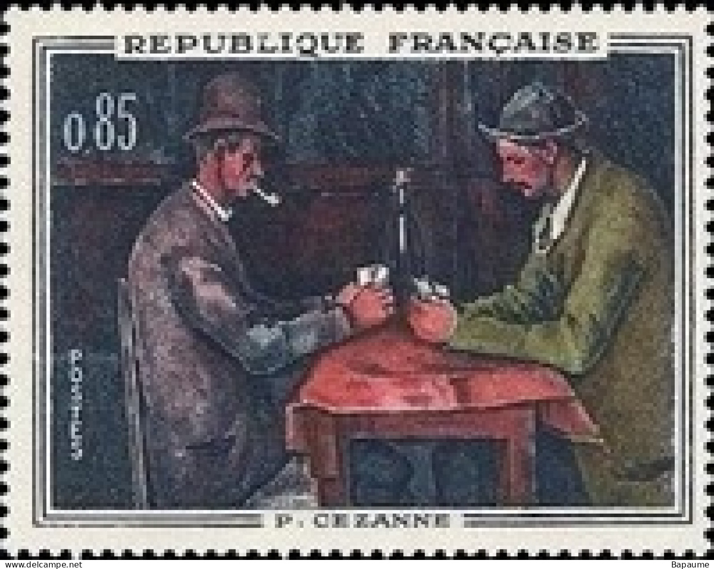 France - Yvert & Tellier N°1321 - Joueurs De Cartes De Paul Cézanne - Neuf** NMH - Cote Catalogue 2,50€ - Neufs