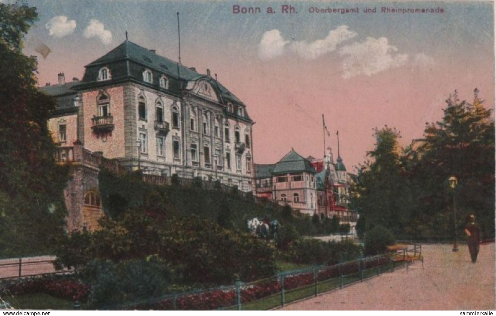 37757 - Bonn - Oberbergamt Und Rheinpromenade - 1921 - Bonn