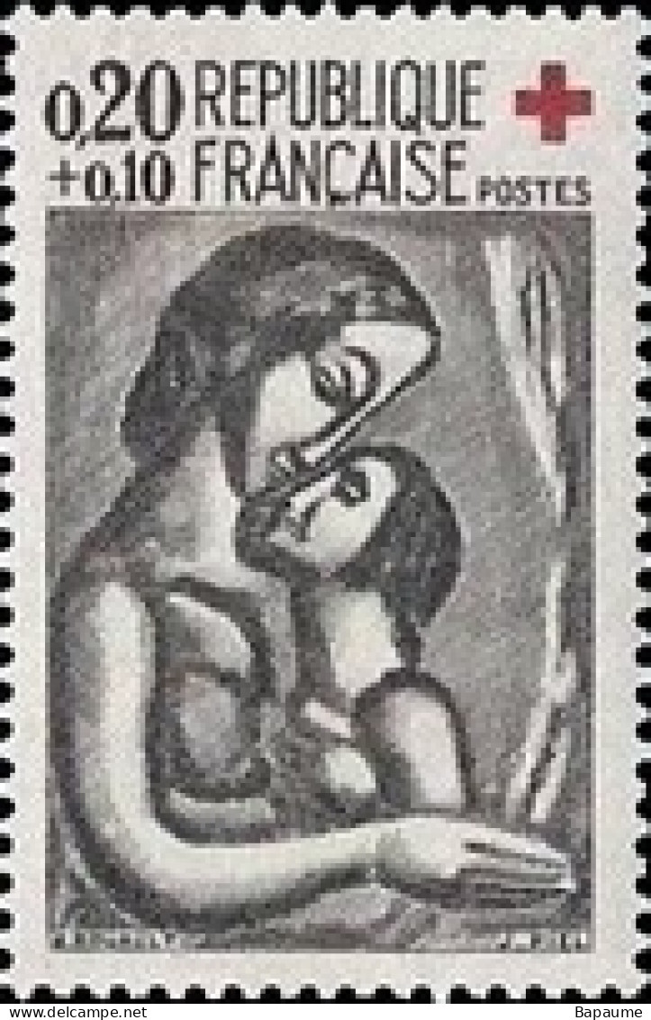 France - Yvert & Tellier N°1323 - Au Profit De La Croix-Rouge - Œuvres De Rouault - Neuf** NMH - Cote Catalogue 2,50€ - Neufs