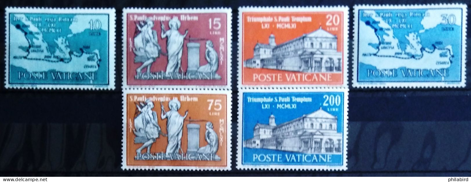 VATICAN                          N° 322/327                          NEUF** - Unused Stamps