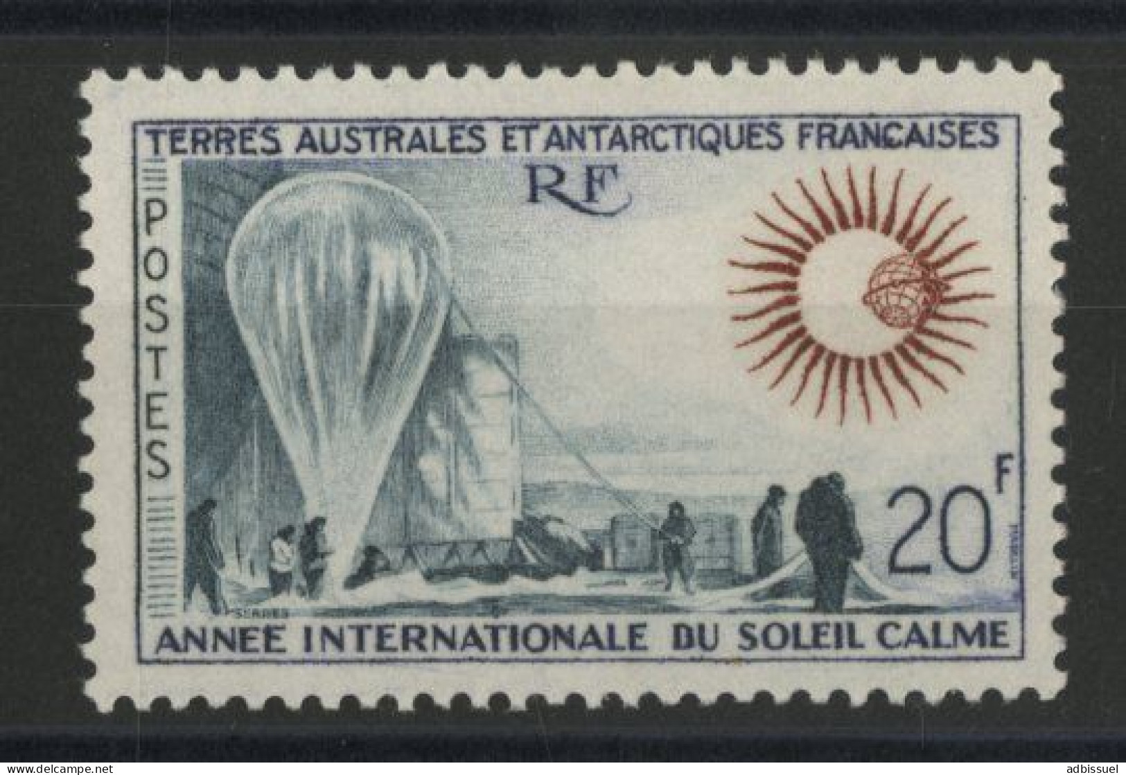 TAAF N° 21 Neuf * (MH) Année Internationale Du Soleil Calme - Unused Stamps