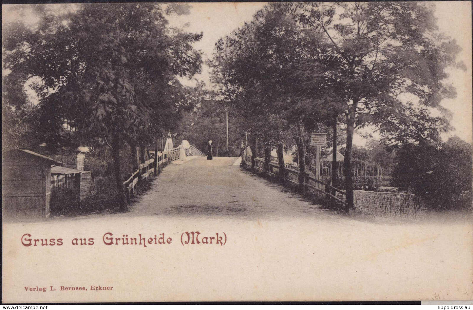 * O-1252 Grünheide An Der Brücke 1902 - Erkner