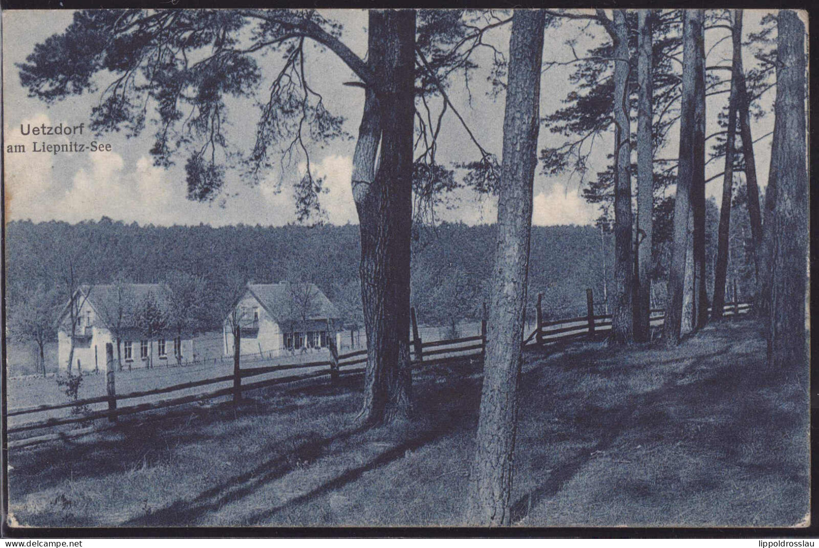 Gest. O-1291 Uetzdorf Am Liepnitzsee, Feldpost 1916, Min. Best. - Bernau