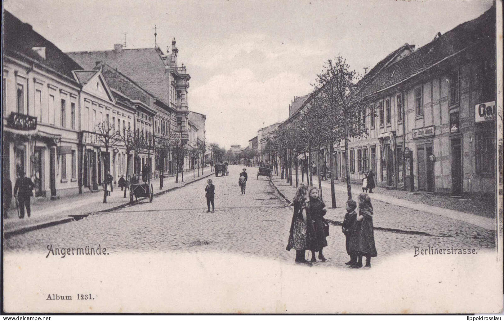 Gest. O-1320 Angermünde Berliner Straße 1905 - Angermuende