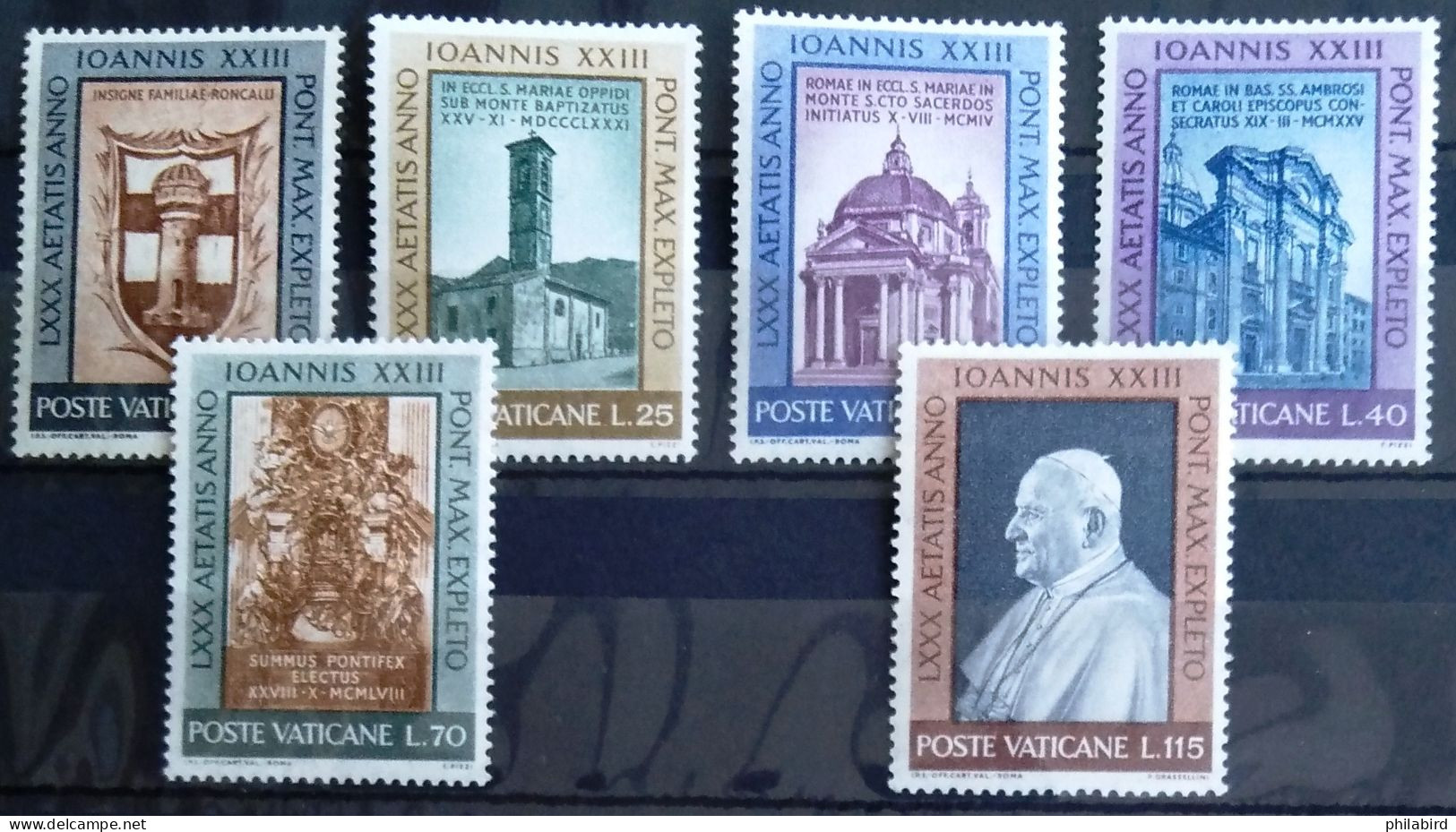 VATICAN                          N° 335/340                          NEUF** - Unused Stamps