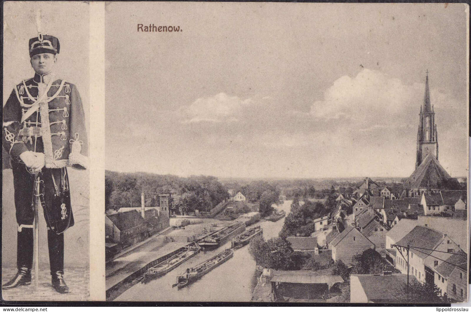 * O-1830 Rathenow Teil Des Ortes Husar - Rathenow