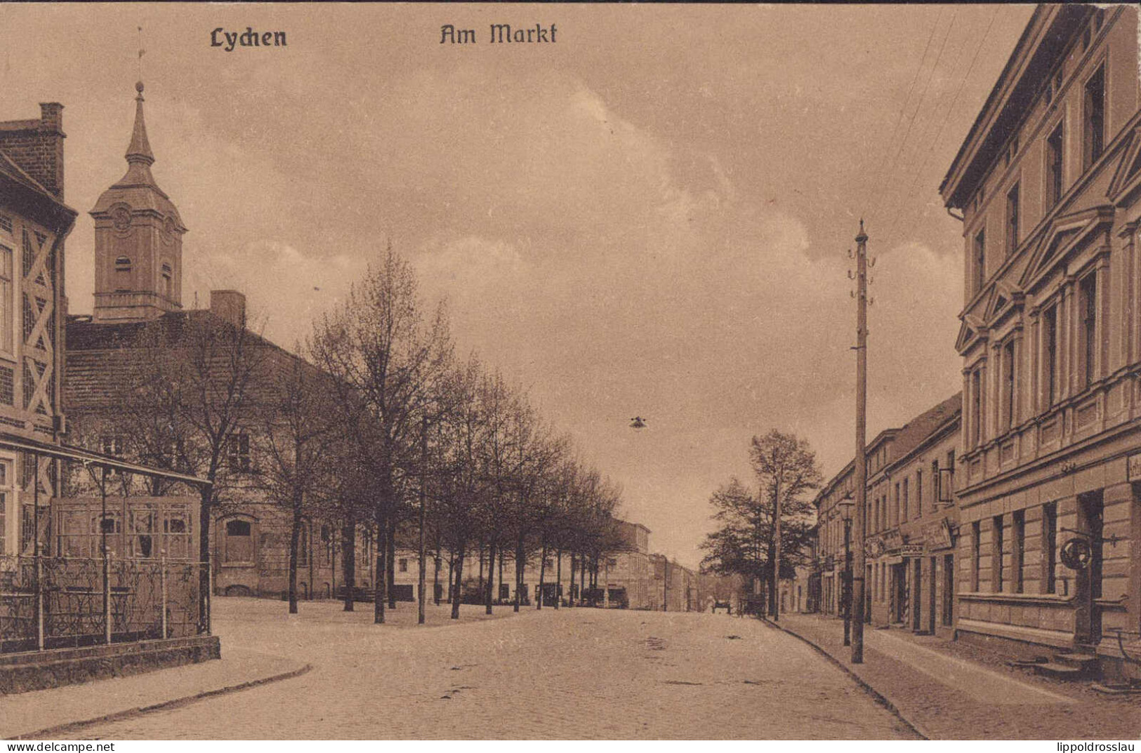 * O-2093 Lychen Am Markt 1916 - Templin