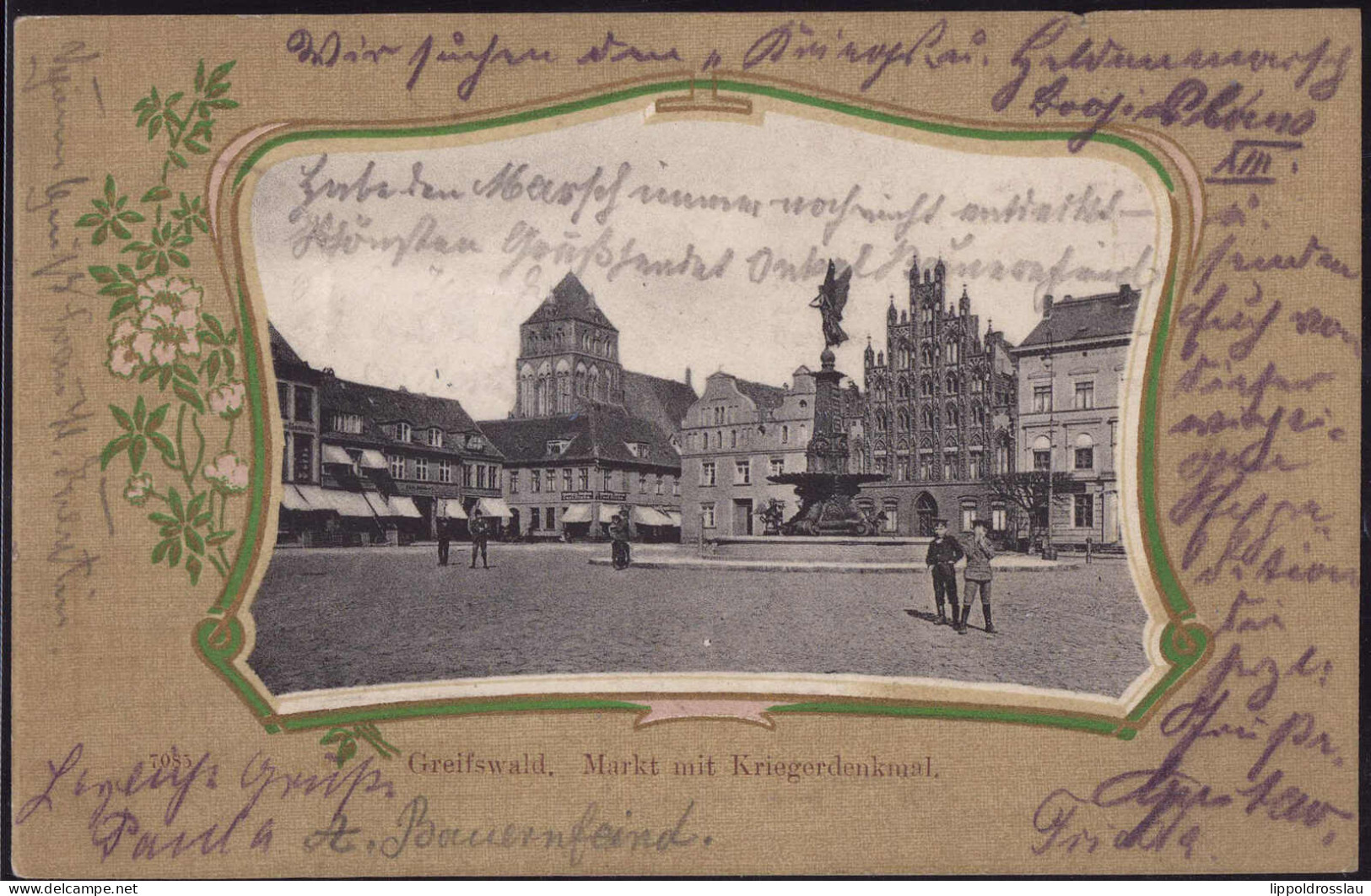 Gest. O-2200 Greifswald Markt 1904 - Greifswald