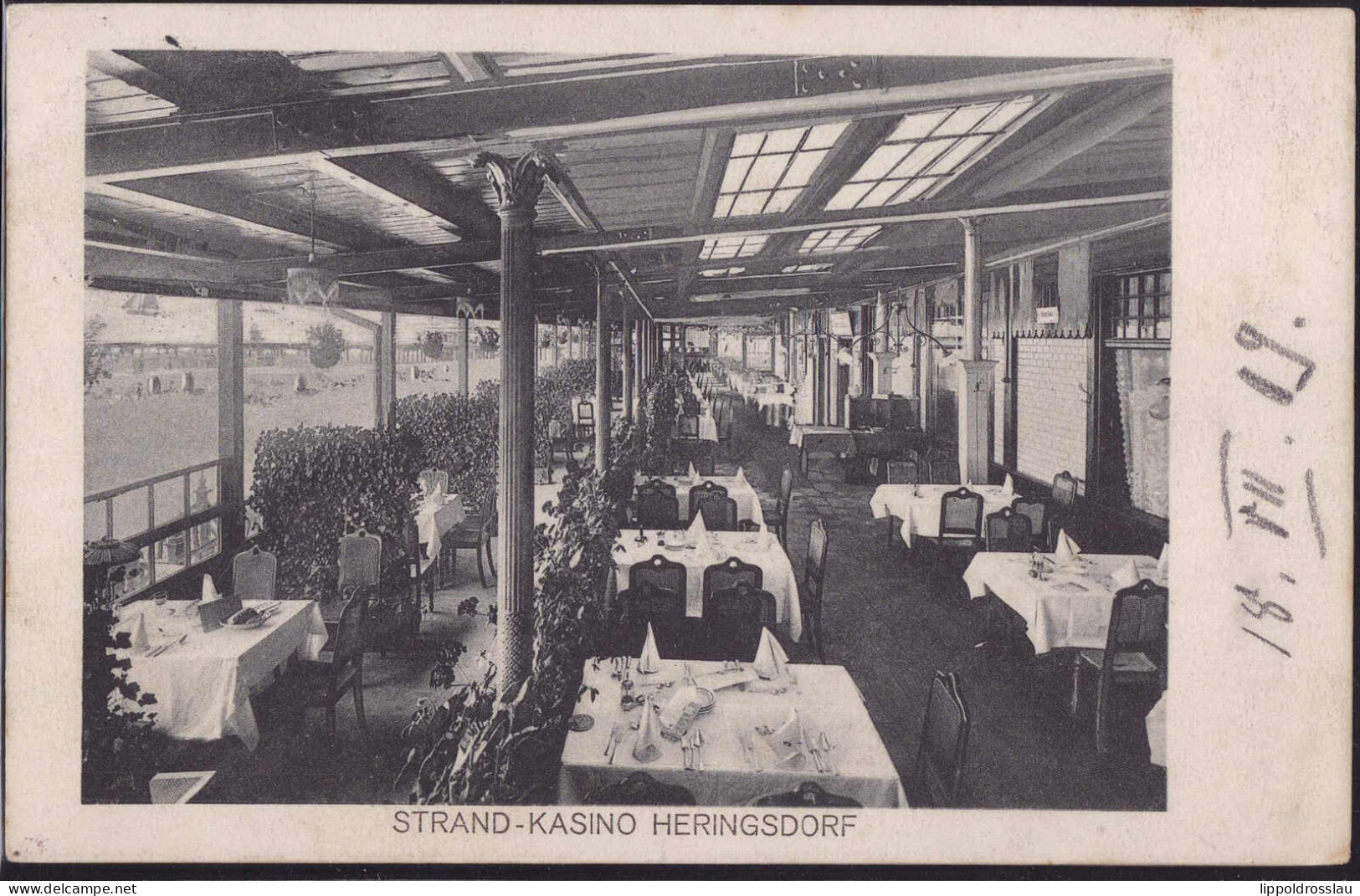 Gest. O-2250 Heringsdorf Strand-Kasino 1909 - Usedom