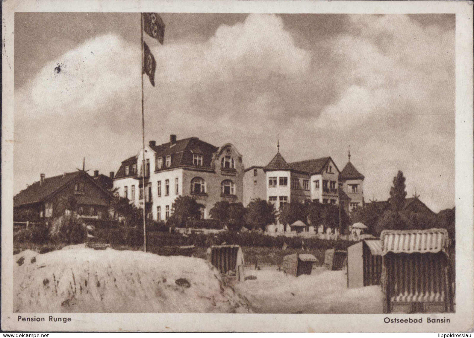 Gest. O-2253 Bansin Pension Runge 1939 - Usedom