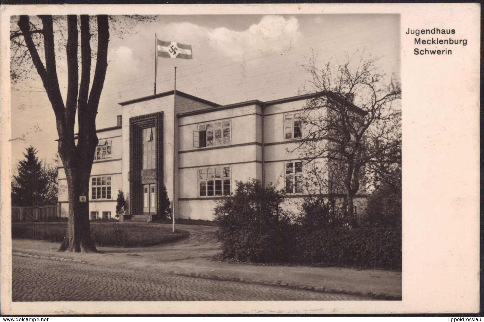 Gest. O-2750 Schwerin Jugendhaus Mecklenburg 1939 - Schwerin