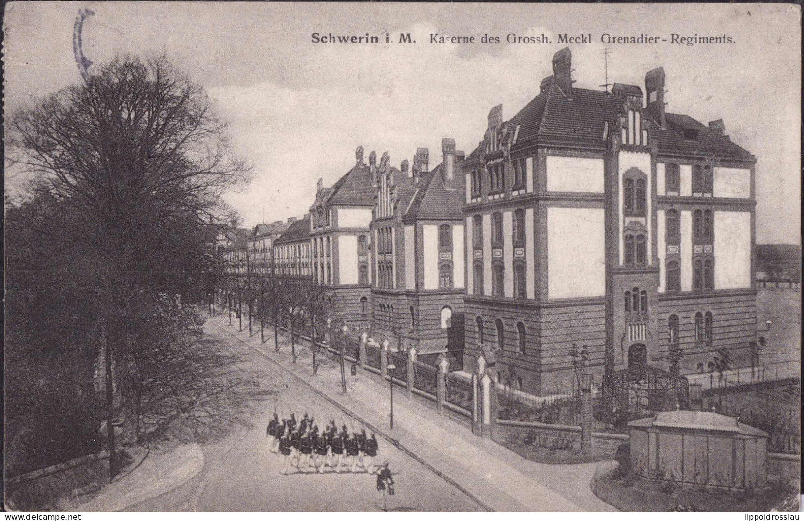 Gest. O-2750 Schwerin Kaserne 1906 - Schwerin