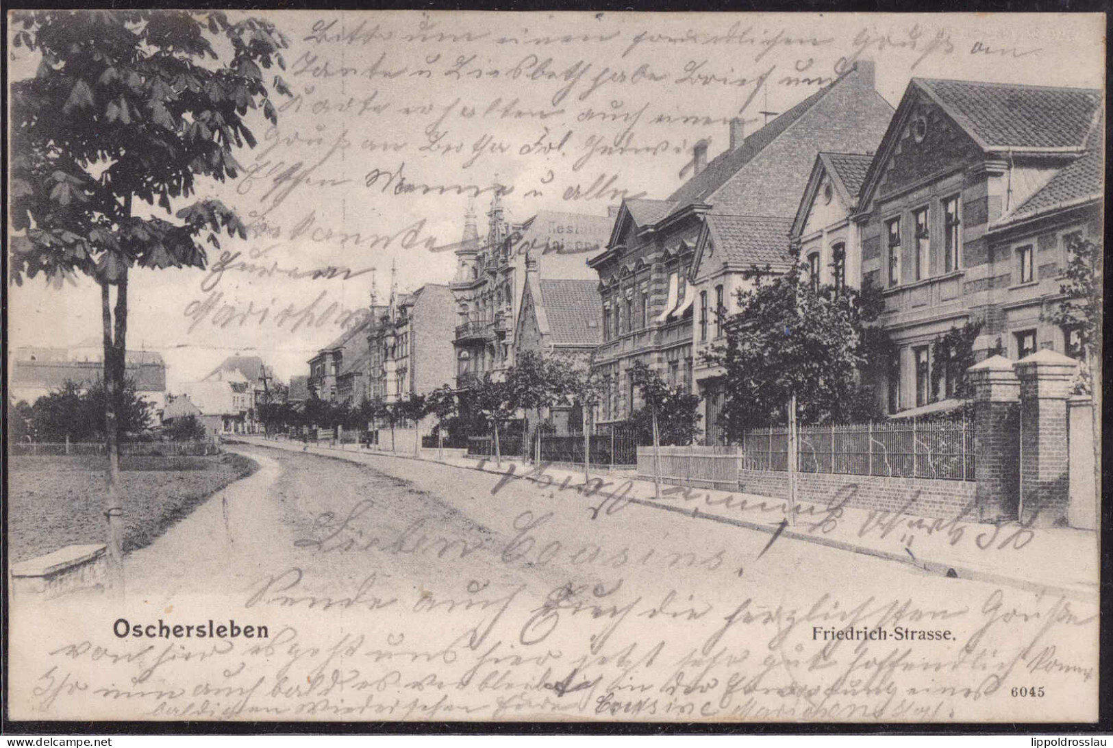 Gest. O-3230 Oschersleben Friedrich-Straße 1905 - Oschersleben