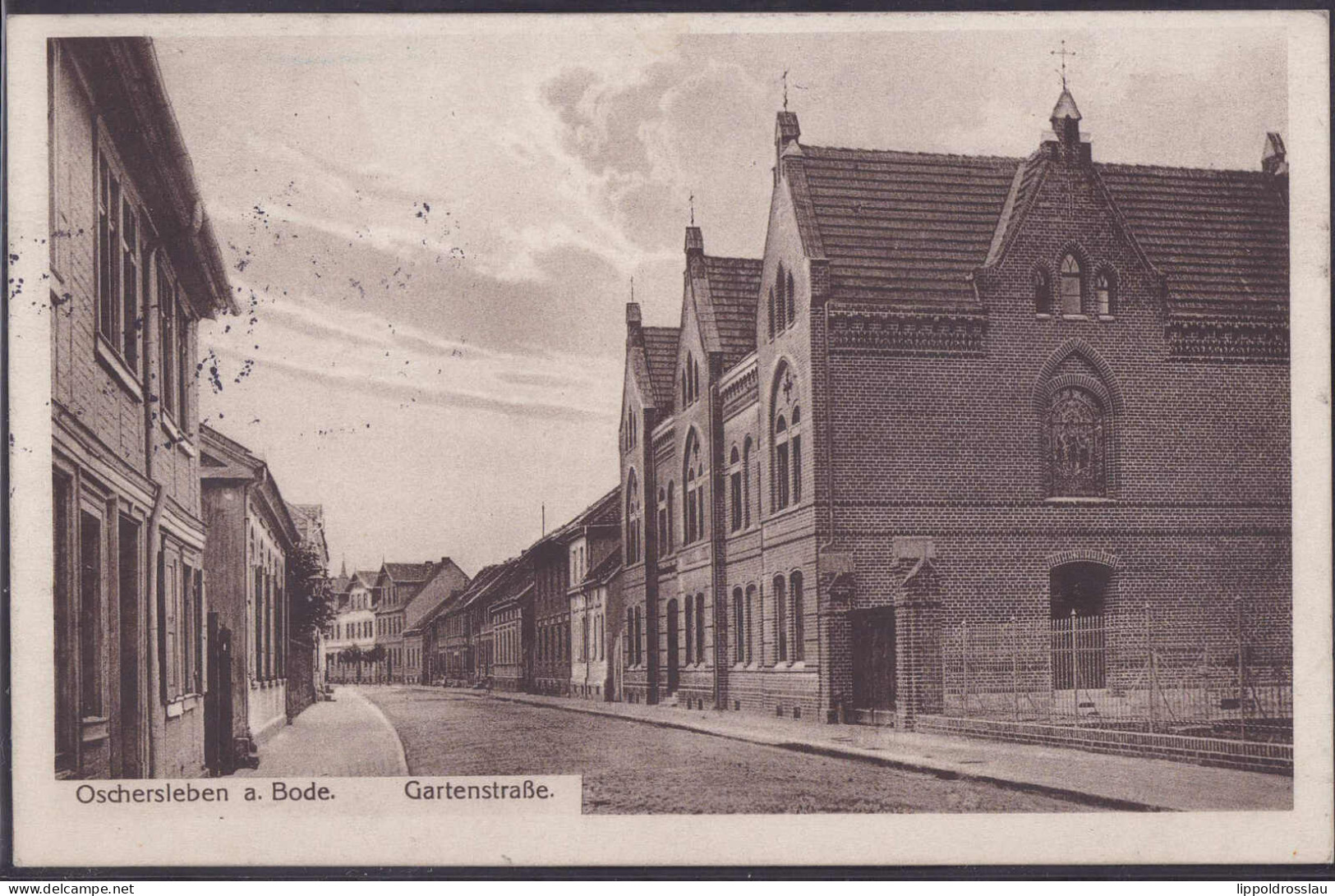 Gest. O-3230 Oschersleben Gartenstraße 1914 - Oschersleben