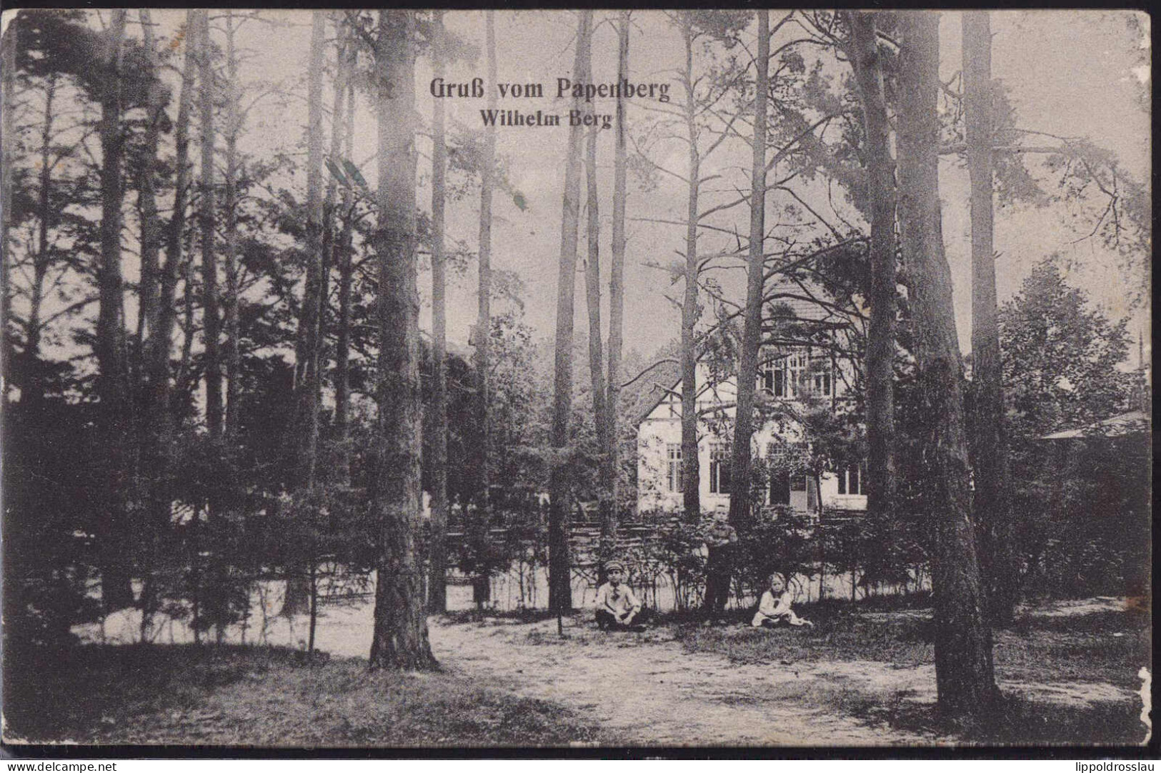 Gest. O-3240 Neuhaldensleben Papenberg Gasthaus Wilhelmberg 1911, Min. Best. - Haldensleben