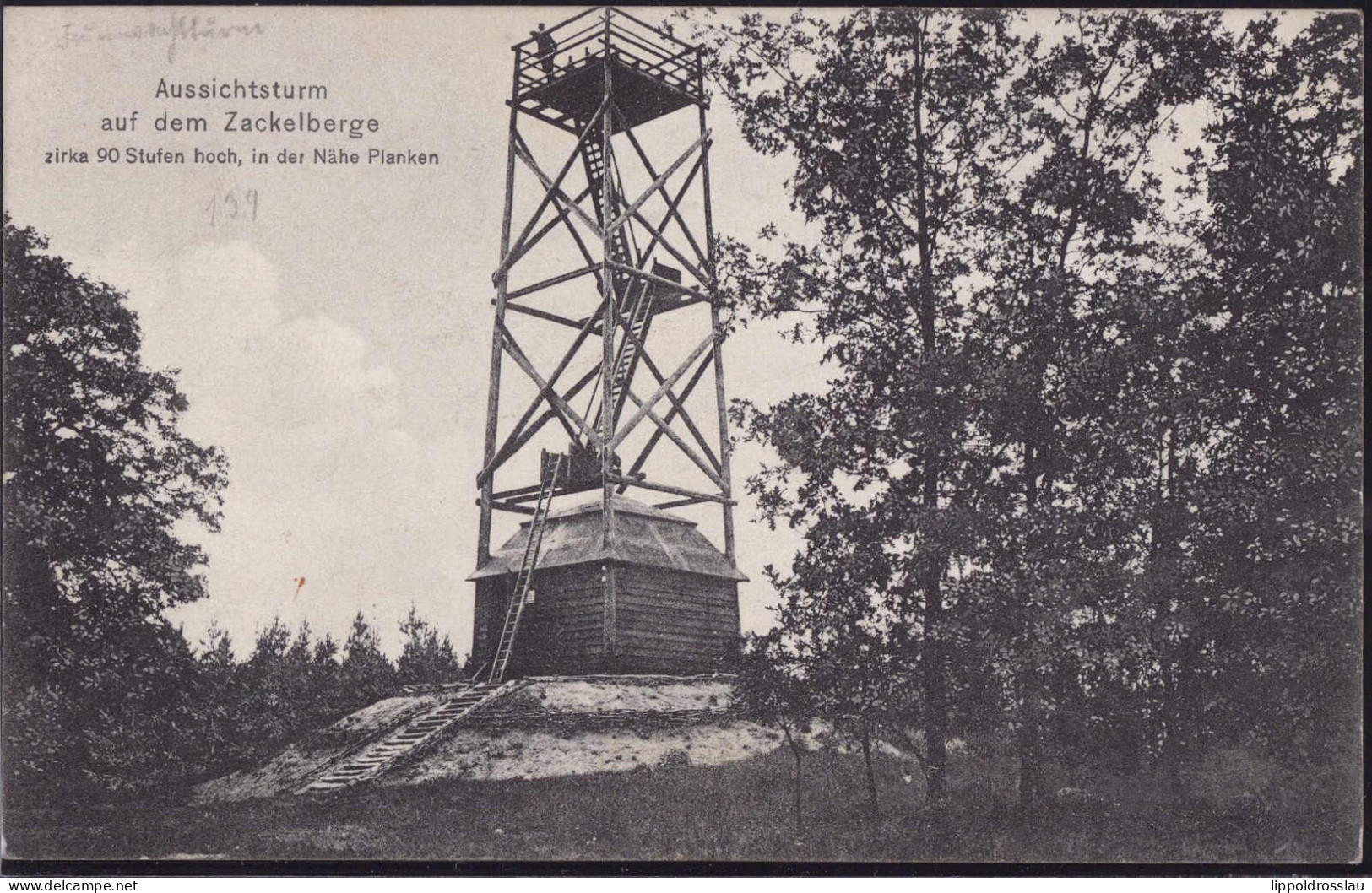 * O-3240 Neuhaldensleben Zackelberg Aussichtsturm - Haldensleben