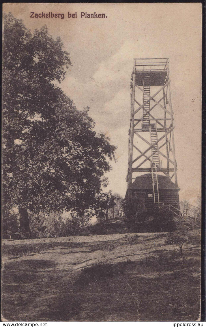 Gest. O-3241 Planken Aussichtstturm Zackelberg 1925, Min. Best. - Haldensleben