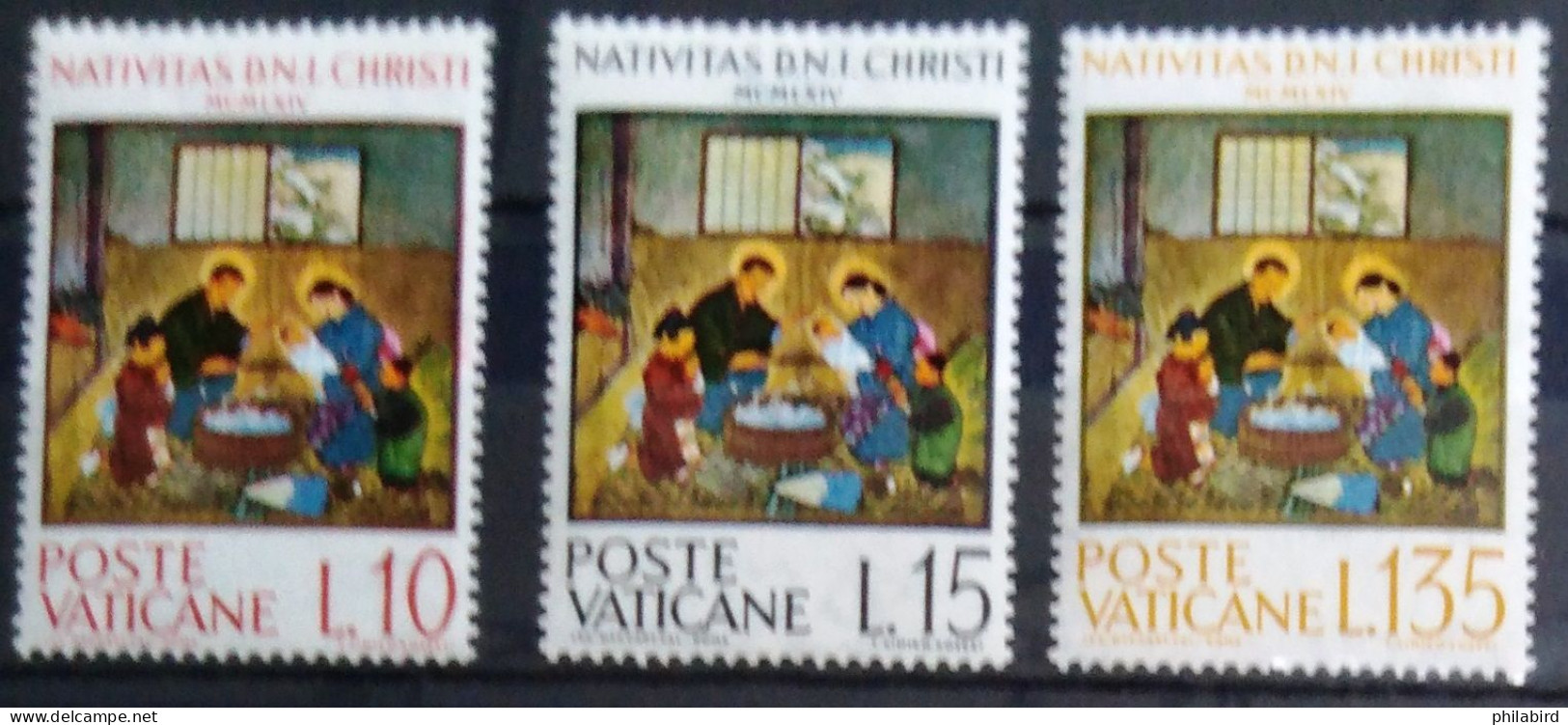 VATICAN                          N° 415/417                         NEUF** - Unused Stamps