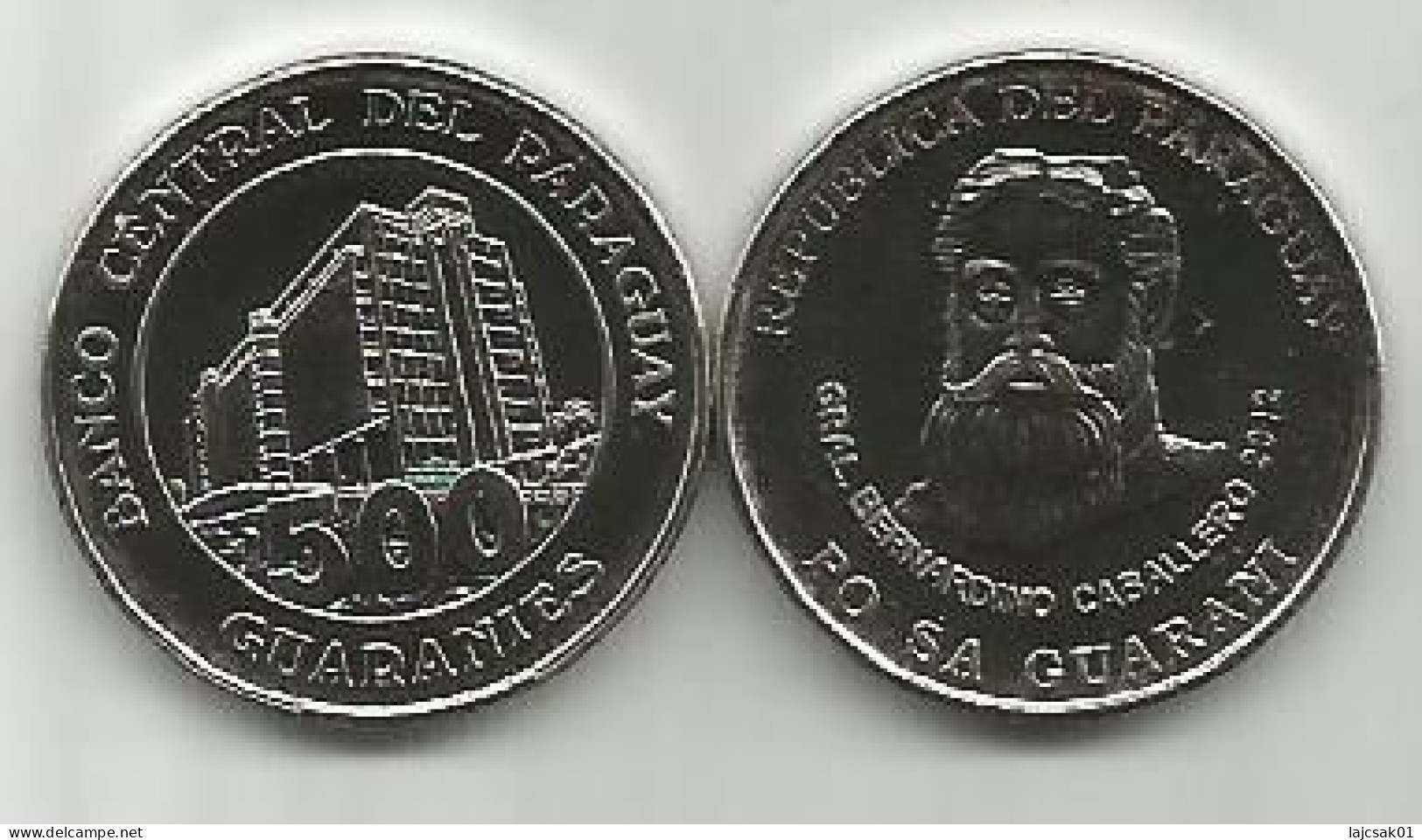 Paraguay 500 Guaranies 2012. UNC - Paraguay