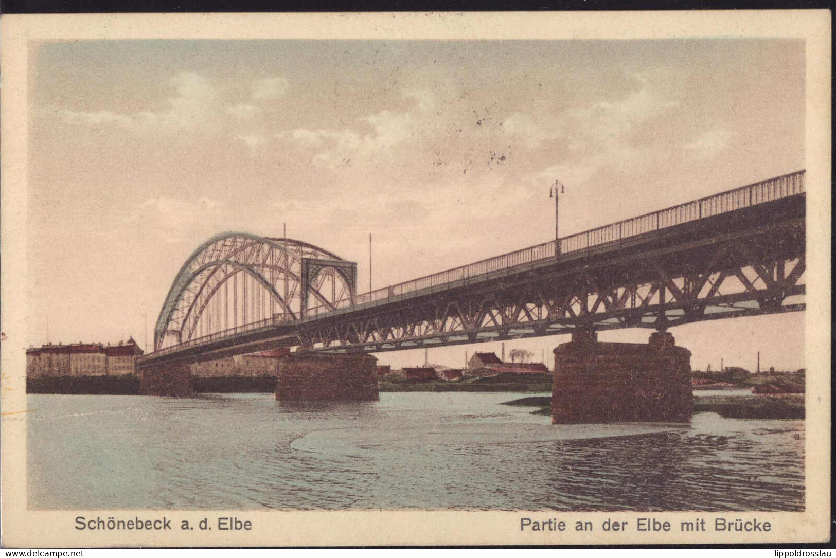 Gest. O-3300 Schönebeck Elbbrücke 1931 - Schönebeck (Elbe)