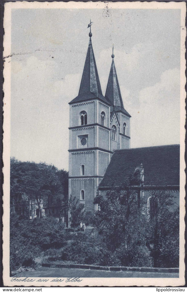 Gest. O-3300 Schönebeck Frohse Kirche 1931 - Schönebeck (Elbe)