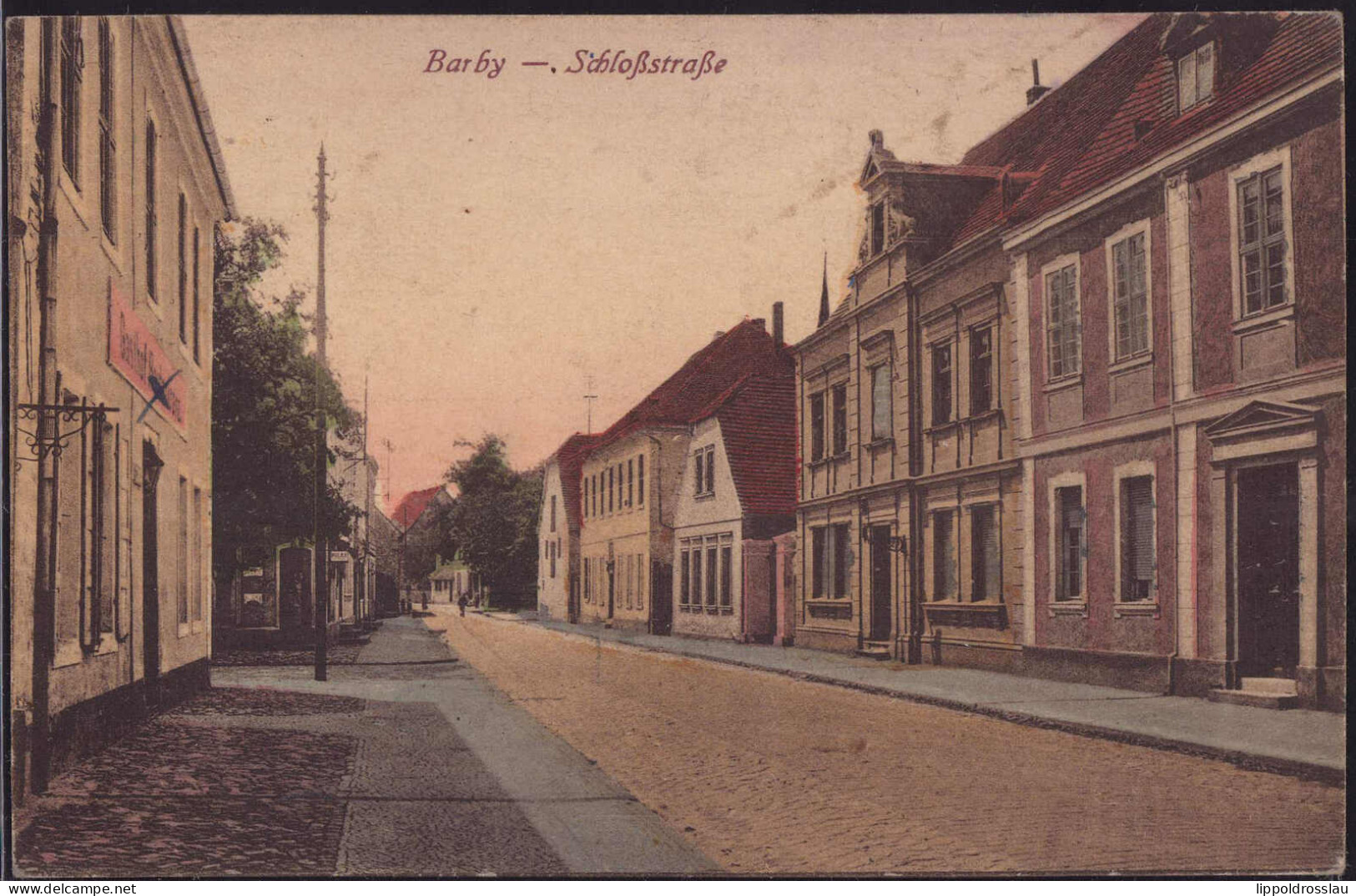 Gest. O-3302 Barby Schloßstraße, Feldpost 1919 - Schönebeck (Elbe)