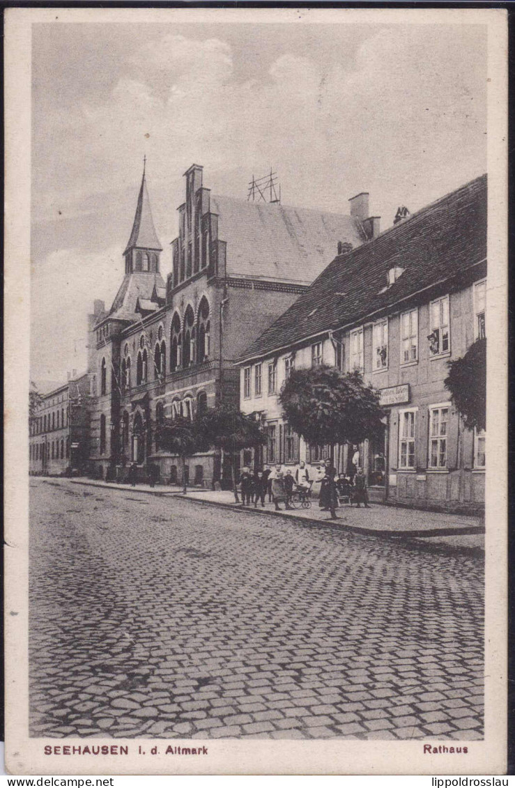 Gest. O-3550 Seehausen Rathaus 1914 - Osterburg