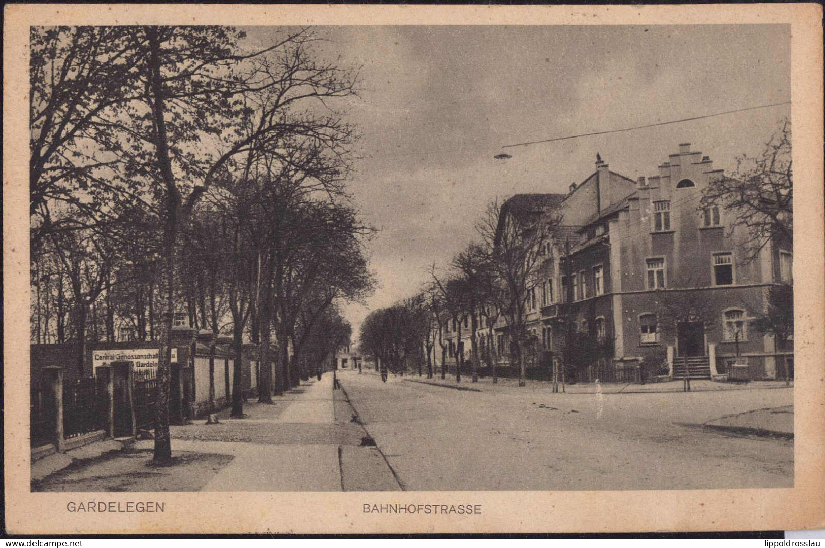 Gest. O-3570 Gardelegen Bahnhofstraße 1935 - Gardelegen