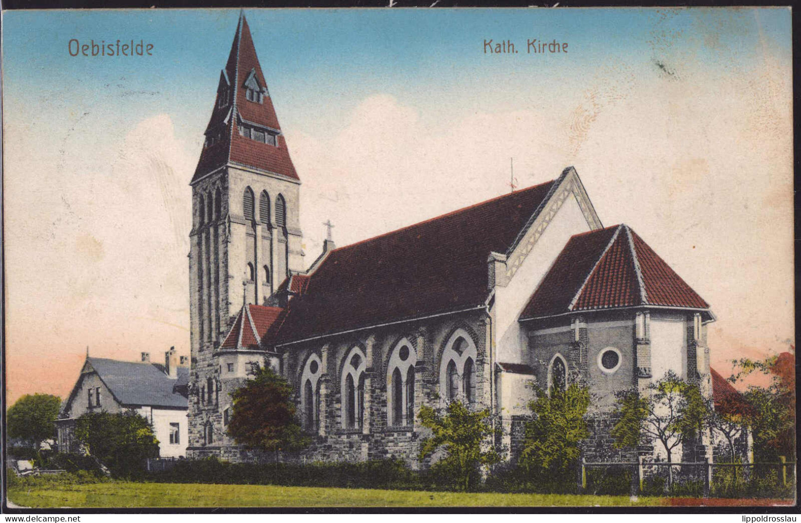 Gest. O-3573 Oebisfelde Kath. Kirche 1914 - Gardelegen