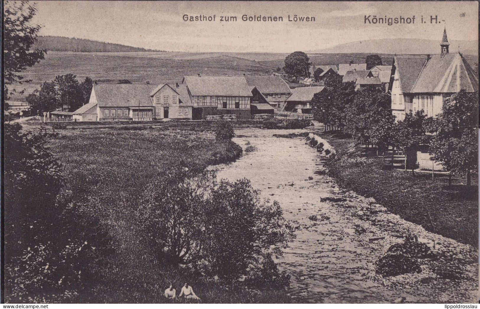 * O-3701 Königshof Gasthaus Zum Goldenen Löwen - Wernigerode