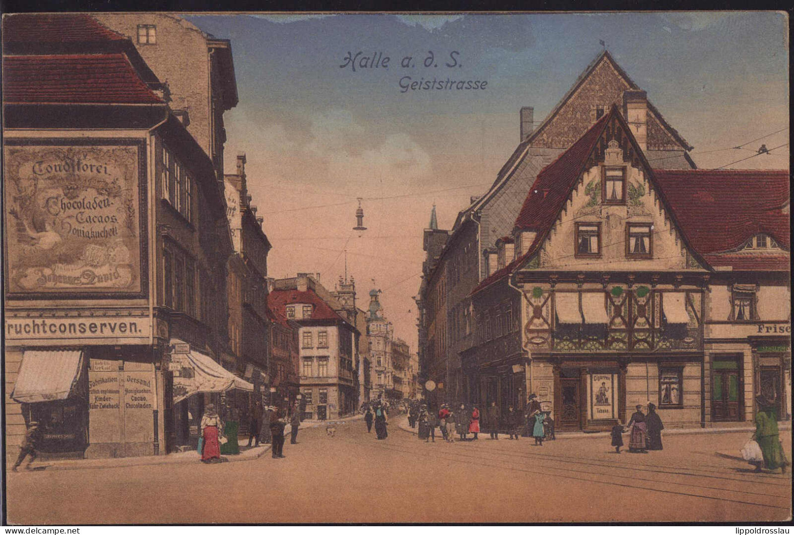 Gest. O-4000 Halle Geiststraße 1907 - Halle (Saale)