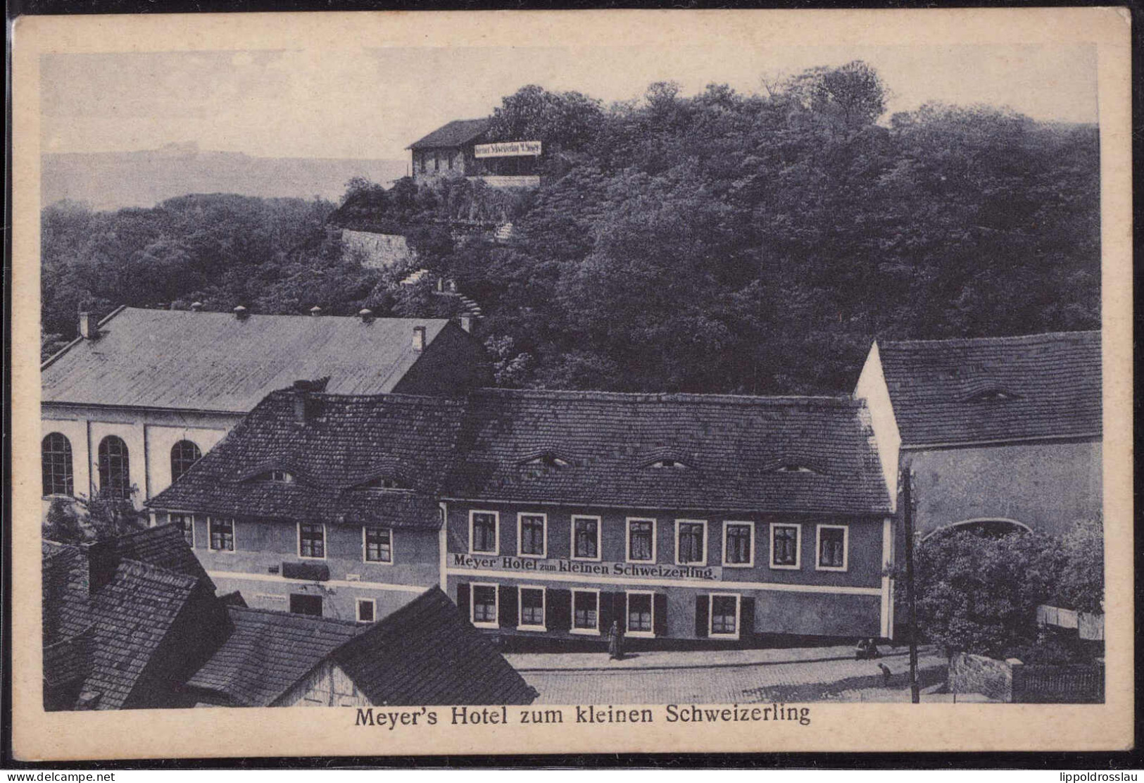 * O-4114 Wettin Meyers Hotel Zum Kleinen Schweizerling - Halle (Saale)